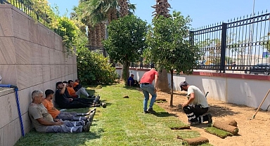 İzmir Adliyesinin peyzaj düzenlemesine EÜ Bayındır MYO’dan destek