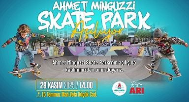 Ahmet Minguzzi Skate Parkı Hizmete Açılıyor